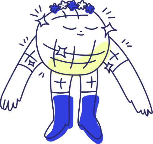 Team avatar with a cowboy hat